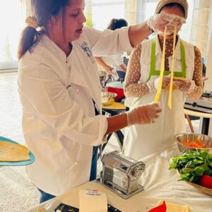İt was an amazing Pasta Cooking Class with chef Capucine Hinshaw @chef_boutique