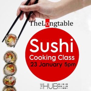 Sushi Cooking Class with Chef Sam!