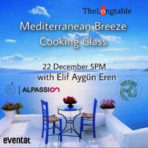 Mediterranean Breeze  Cooking class with collaboration soundofbeads sirdab_la...
