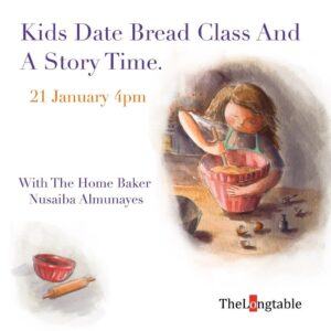 Kids Date Bread Class, And A Story Time