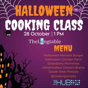 Halloween Cooking Class with Nada Cooks @cookingwnada